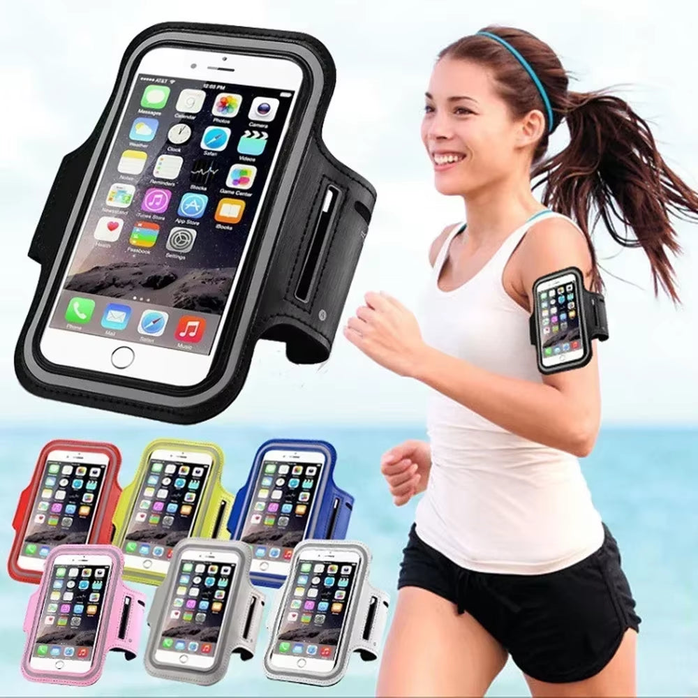 Mobile Phone Armband Outdoor Sports Smart 5.5Inch Phone Holder Gym Running Phone Bag Arm Band Cases for Samsung Iphone Holder