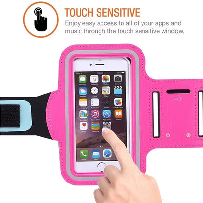 Mobile Phone Armband Outdoor Sports Smart 5.5Inch Phone Holder Gym Running Phone Bag Arm Band Cases for Samsung Iphone Holder