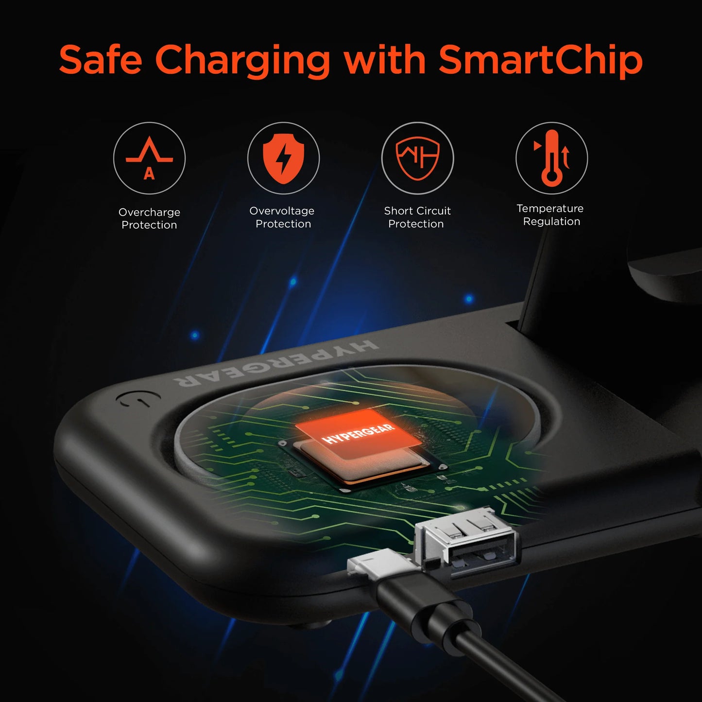The Ultimate Apple Charging Station – Fast & Tangle-Free 4-in-1 Wireless Charger for iPhone, Apple Watch & AirPods.